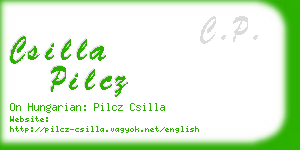 csilla pilcz business card